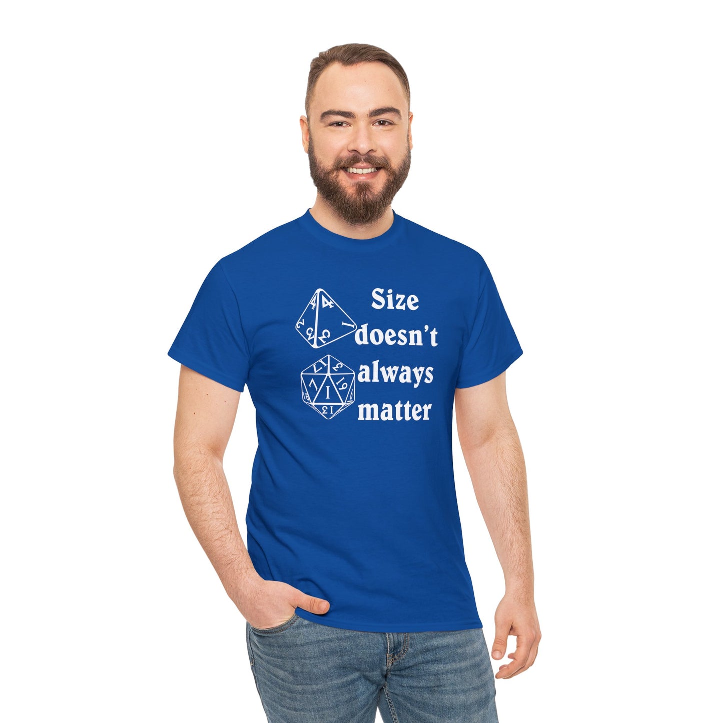 Size doen't always matter Unisex Heavy Cotton Tee