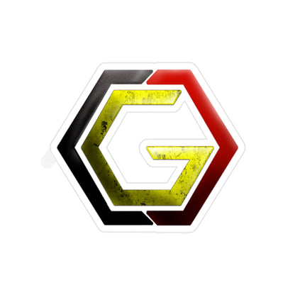 Controlled Chaos Gaming Transparent Outdoor Stickers, Die-Cut, 1pcs