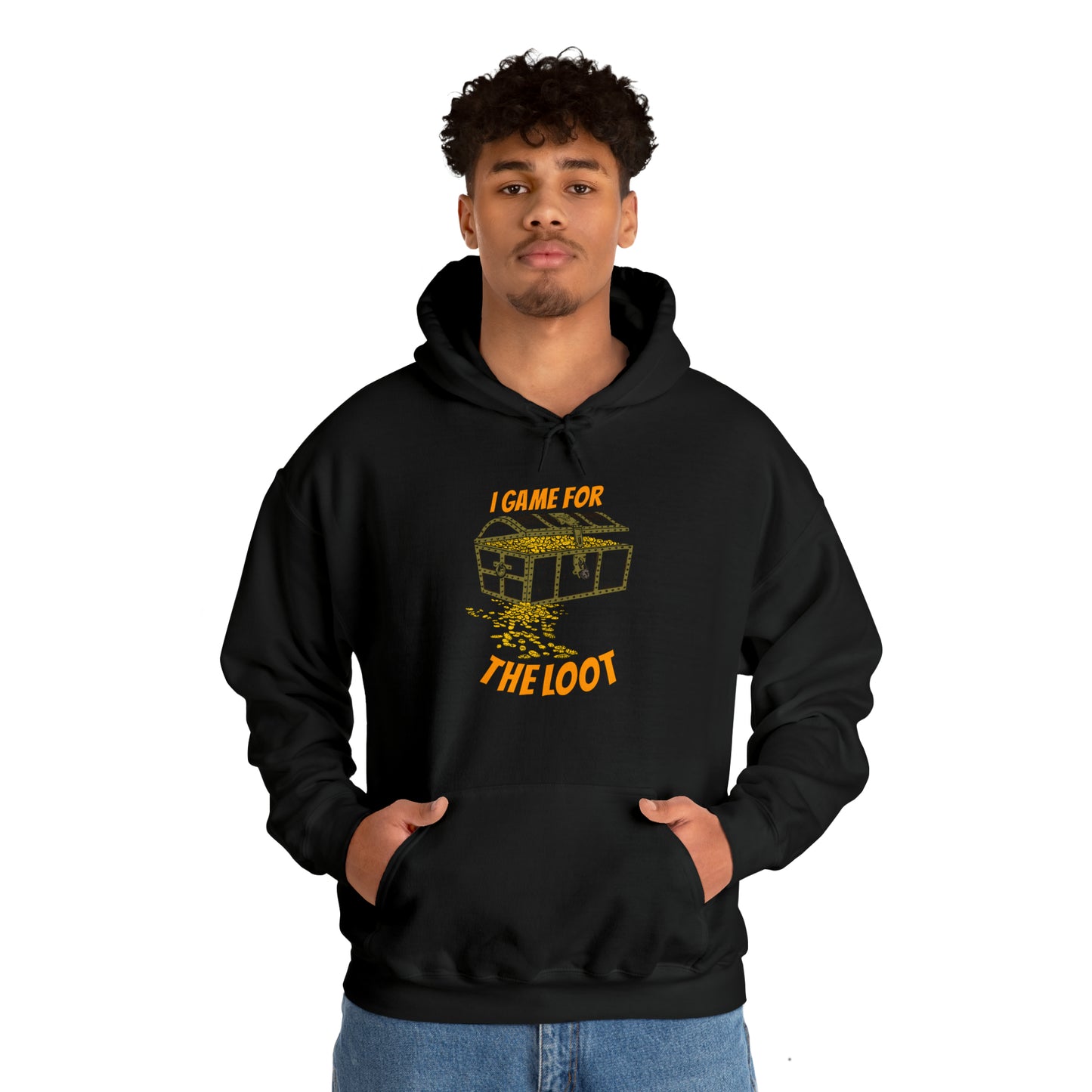 I game for the loot Unisex Heavy Blend™ Hooded Sweatshirt