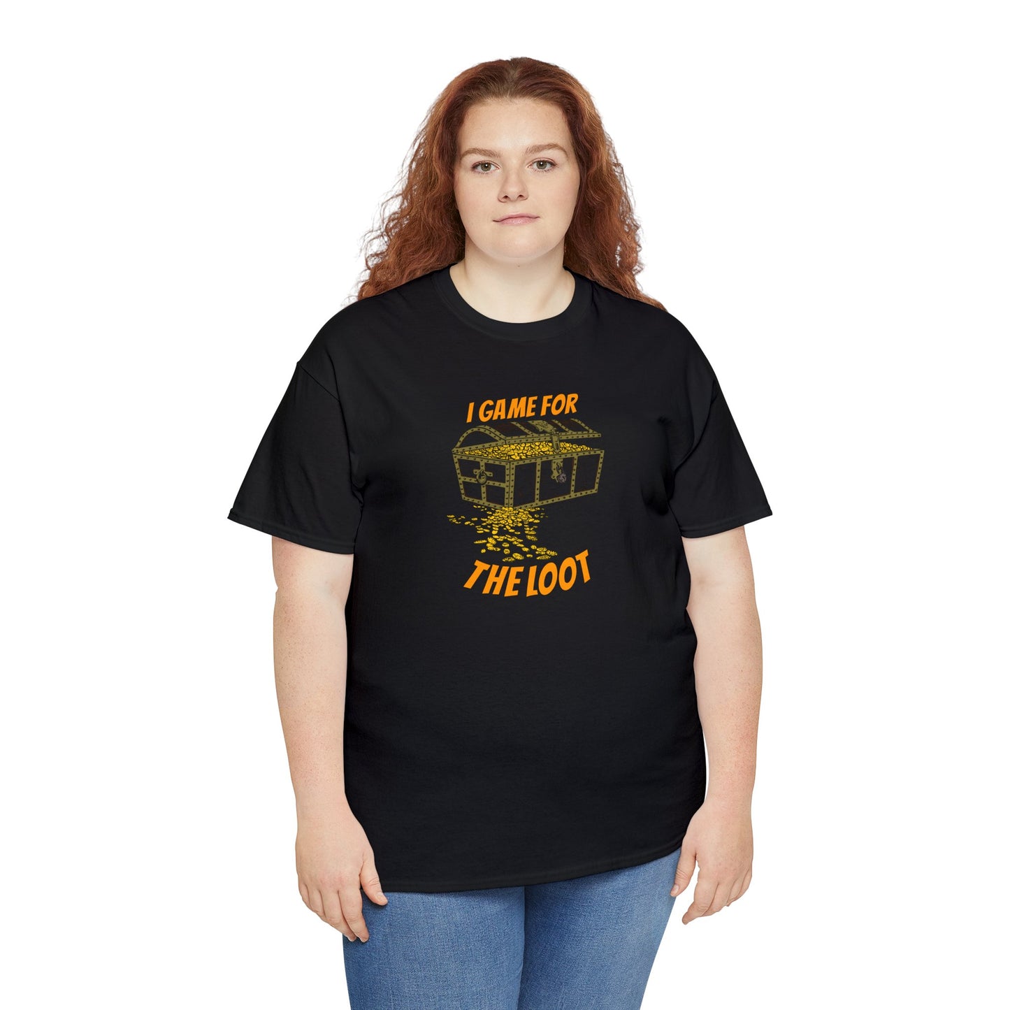 I game for the loot Unisex Heavy Cotton Tee