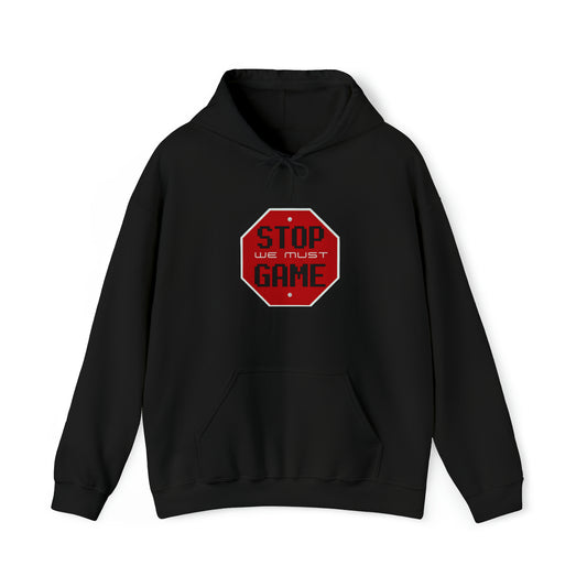 Stop we must game Unisex Heavy Blend™ Hooded Sweatshirt