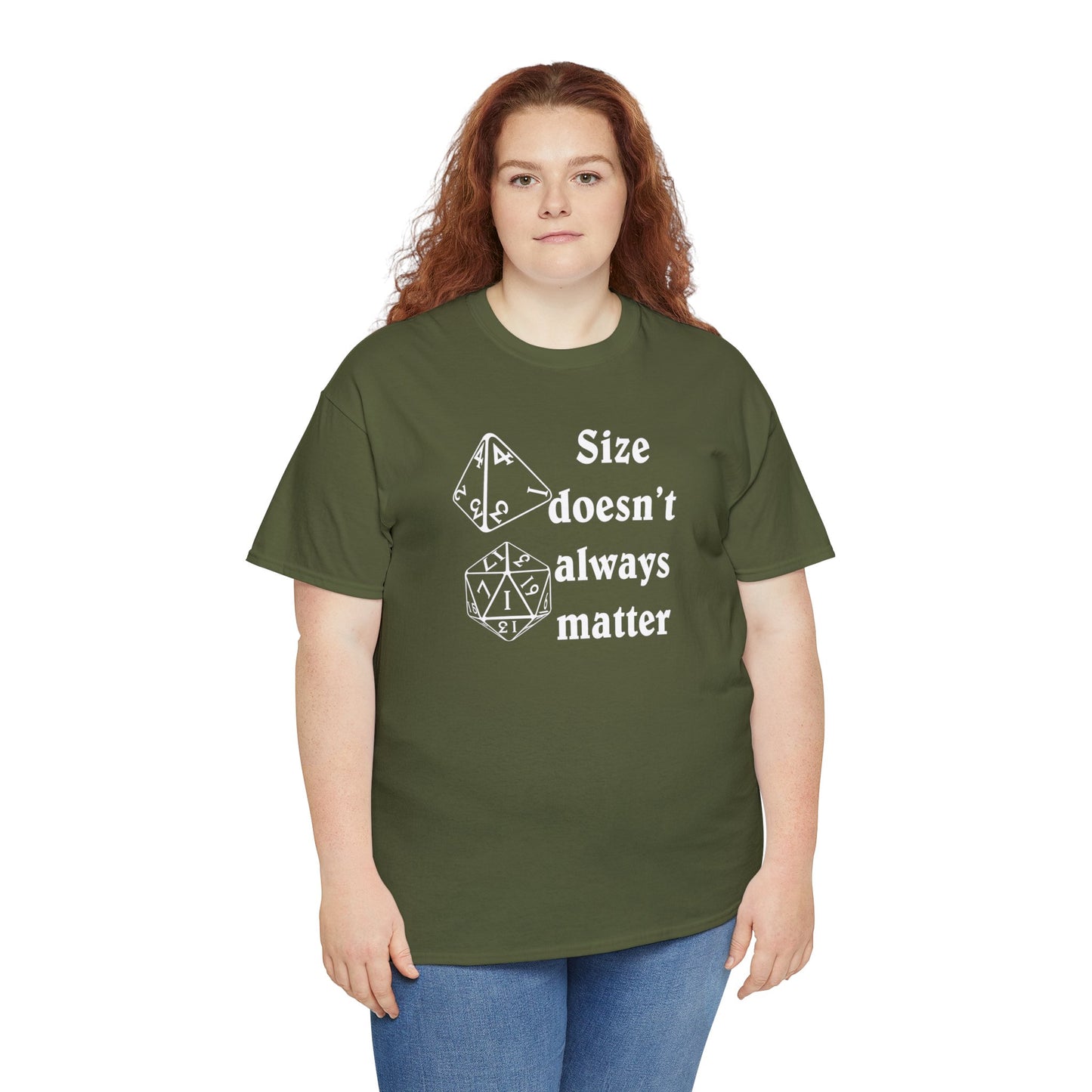 Size doen't always matter Unisex Heavy Cotton Tee