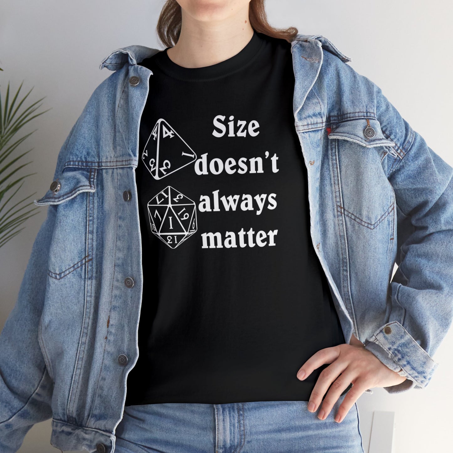 Size doen't always matter Unisex Heavy Cotton Tee