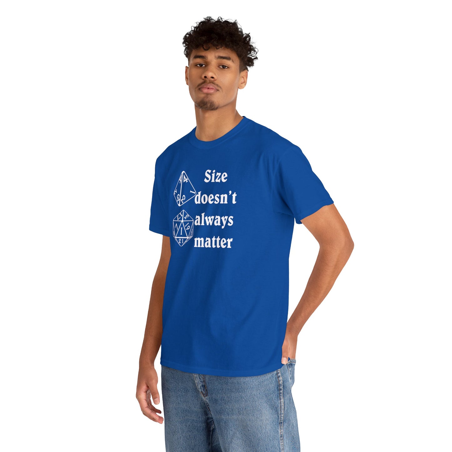 Size doen't always matter Unisex Heavy Cotton Tee