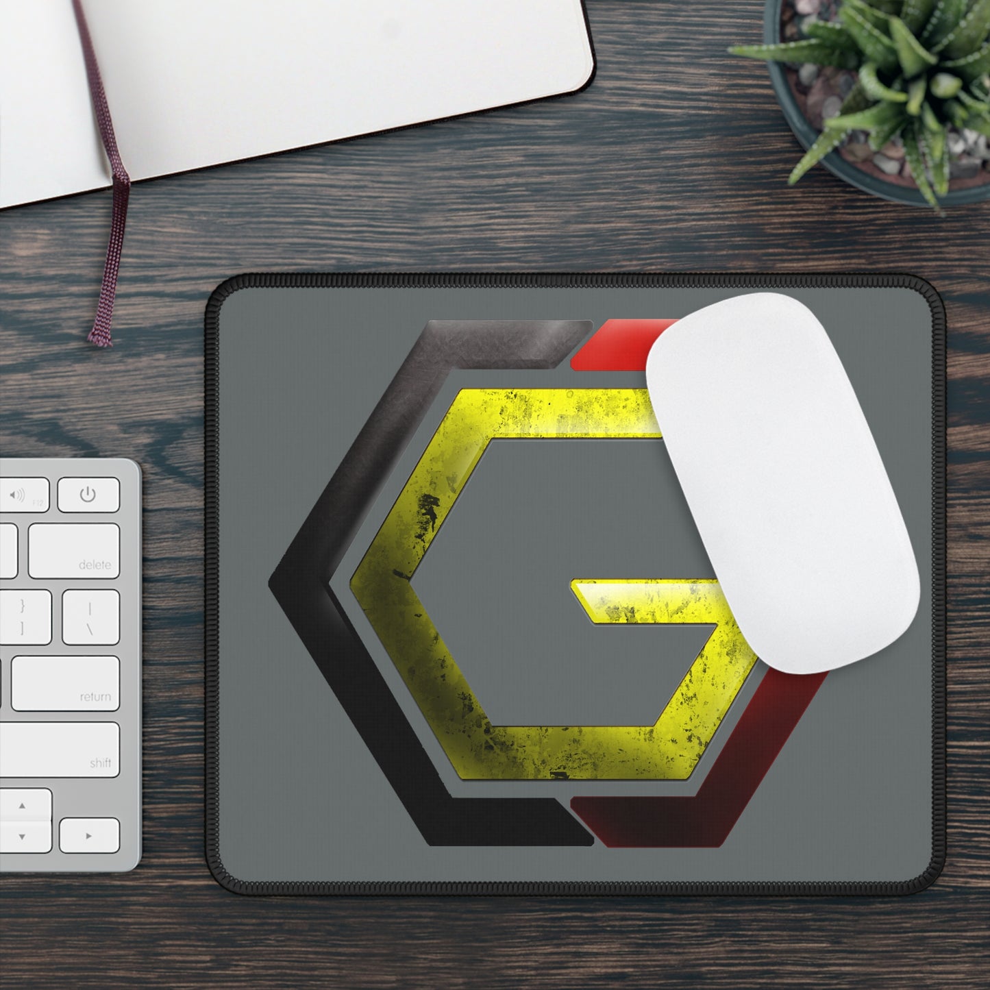 Controlled Chaos Gaming Mouse Pad — Durable RGB-Style Desk Mat for Gamers