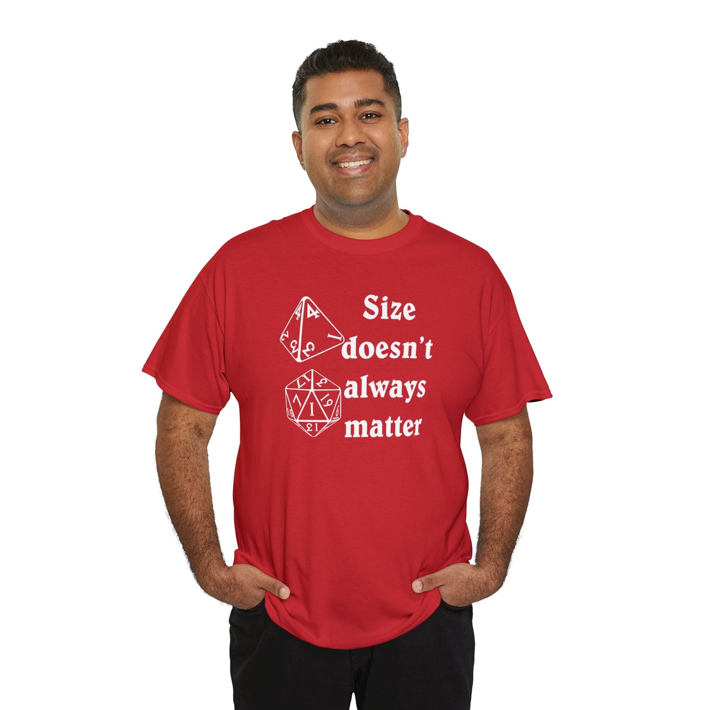 Size doen't always matter Unisex Heavy Cotton Tee