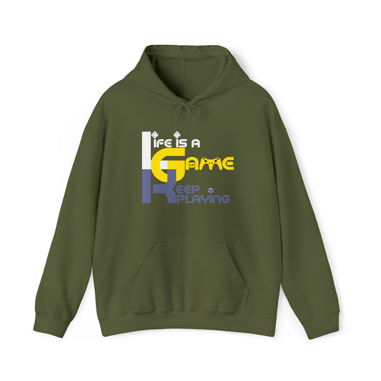 Life is a game Unisex Heavy Blend™ Hooded Sweatshirt