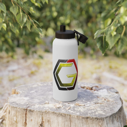 Controlled Chaos Gaming Stainless Steel Water Bottle, Sports Lid