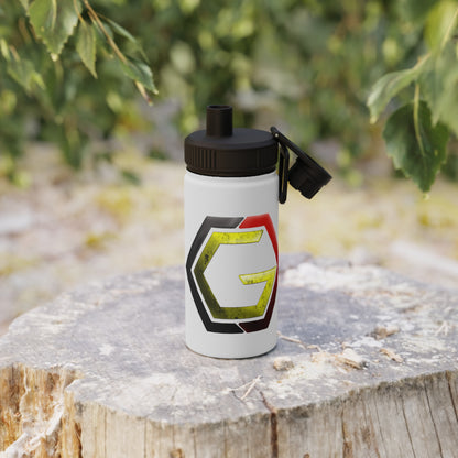 Controlled Chaos Gaming Stainless Steel Water Bottle, Sports Lid