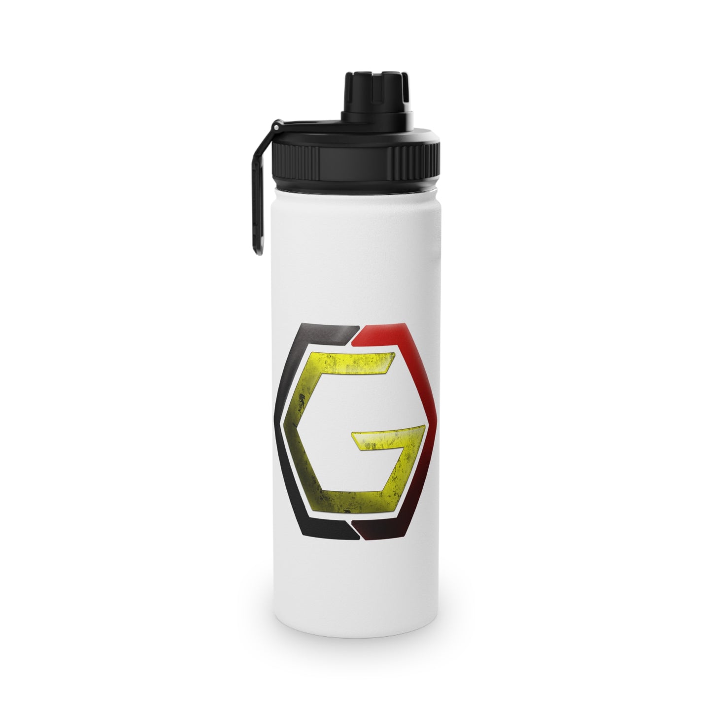 Controlled Chaos Gaming Stainless Steel Water Bottle, Sports Lid