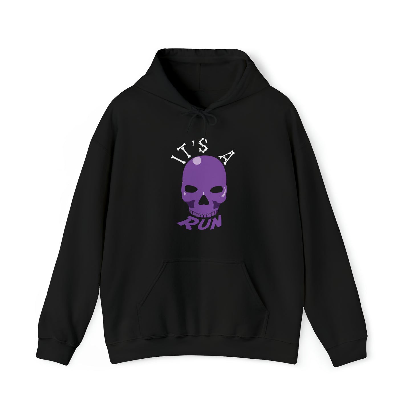 It's a purple skull run Unisex Heavy Blend™ Hooded Sweatshirt