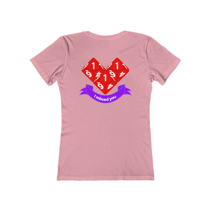 Valentine Dice Women's The Boyfriend Tee