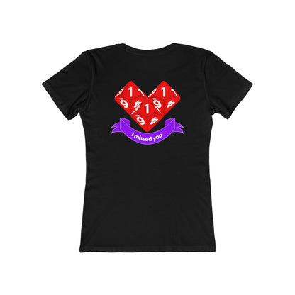 Valentine Dice Women's The Boyfriend Tee