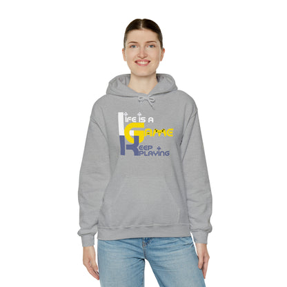 Life is a game Unisex Heavy Blend™ Hooded Sweatshirt