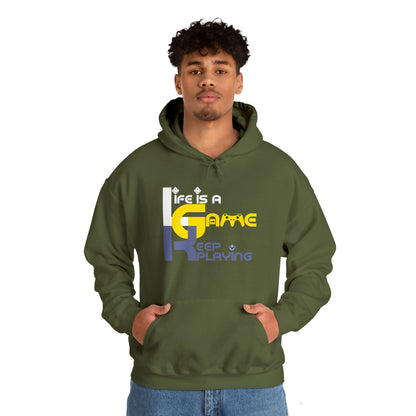 Life is a game Unisex Heavy Blend™ Hooded Sweatshirt