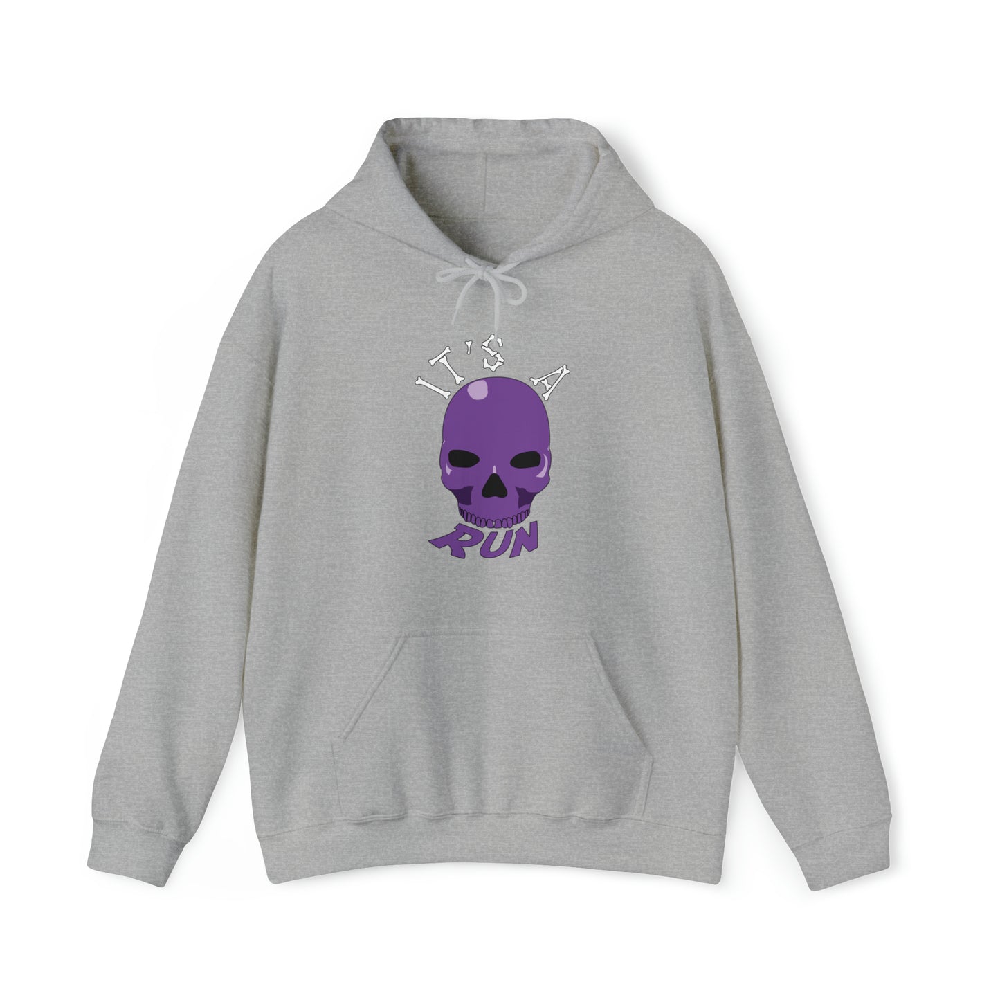 It's a purple skull run Unisex Heavy Blend™ Hooded Sweatshirt