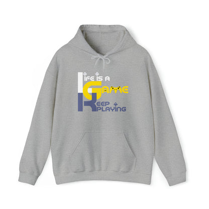 Life is a game Unisex Heavy Blend™ Hooded Sweatshirt