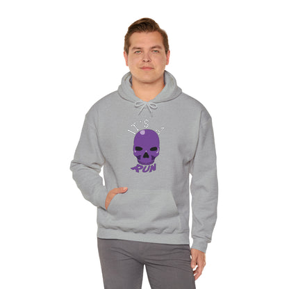 It's a purple skull run Unisex Heavy Blend™ Hooded Sweatshirt