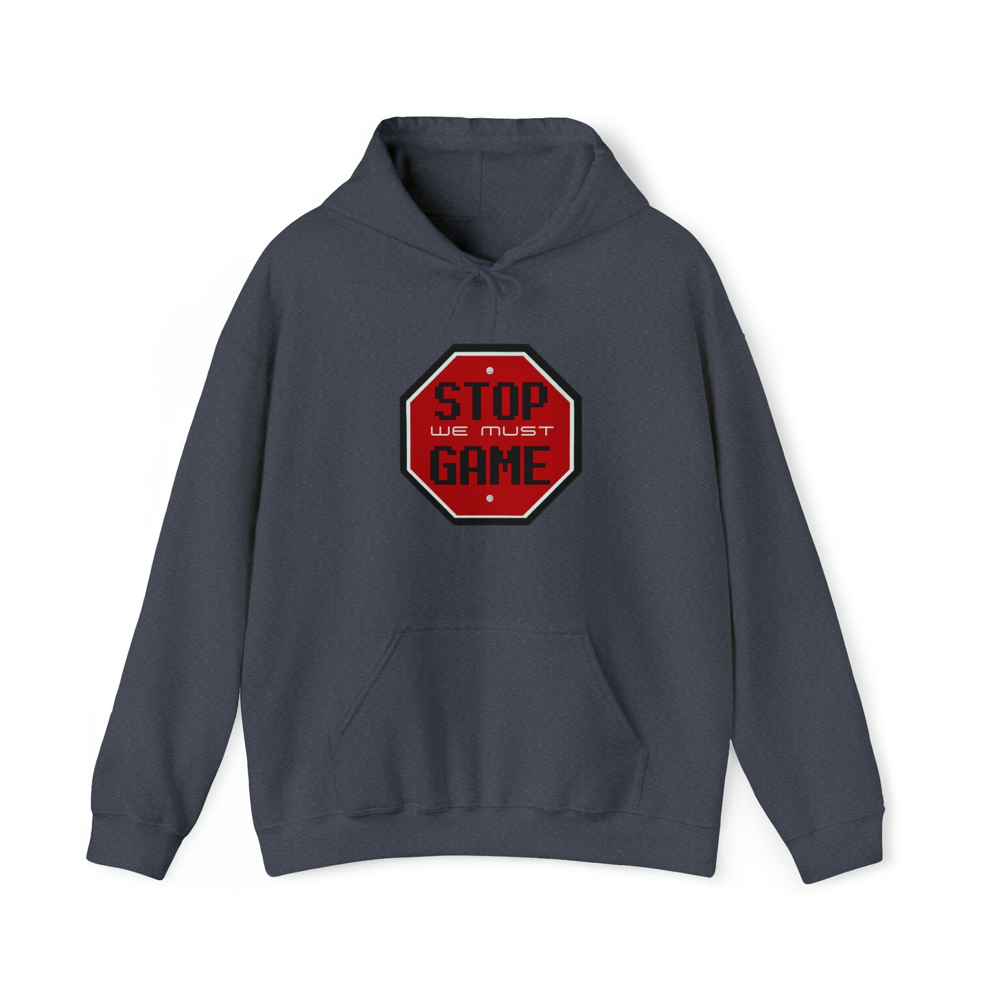 Stop we must game Unisex Heavy Blend™ Hooded Sweatshirt