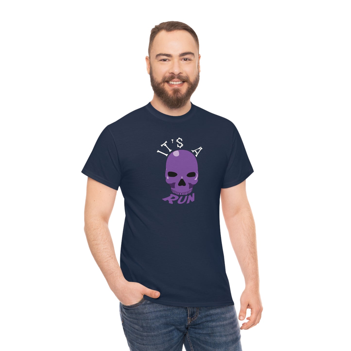 It's a purple skull run Unisex Heavy Cotton Tee