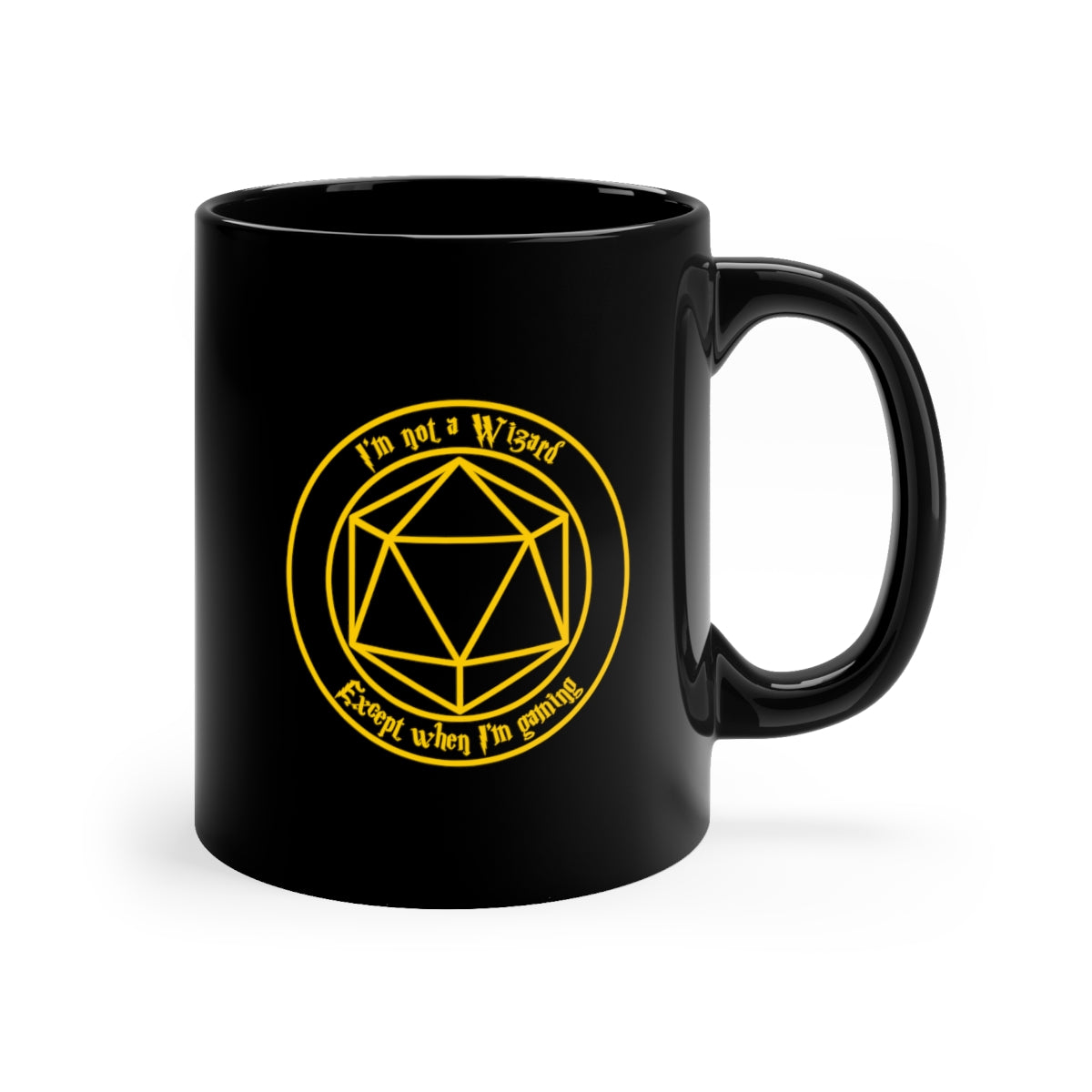 I'm not a Wizard 11oz Black Mug