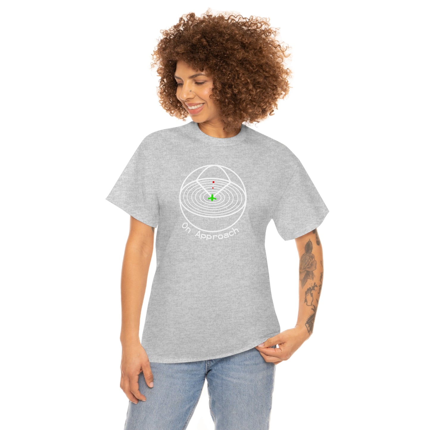 Space ship radar Unisex Heavy Cotton Tee