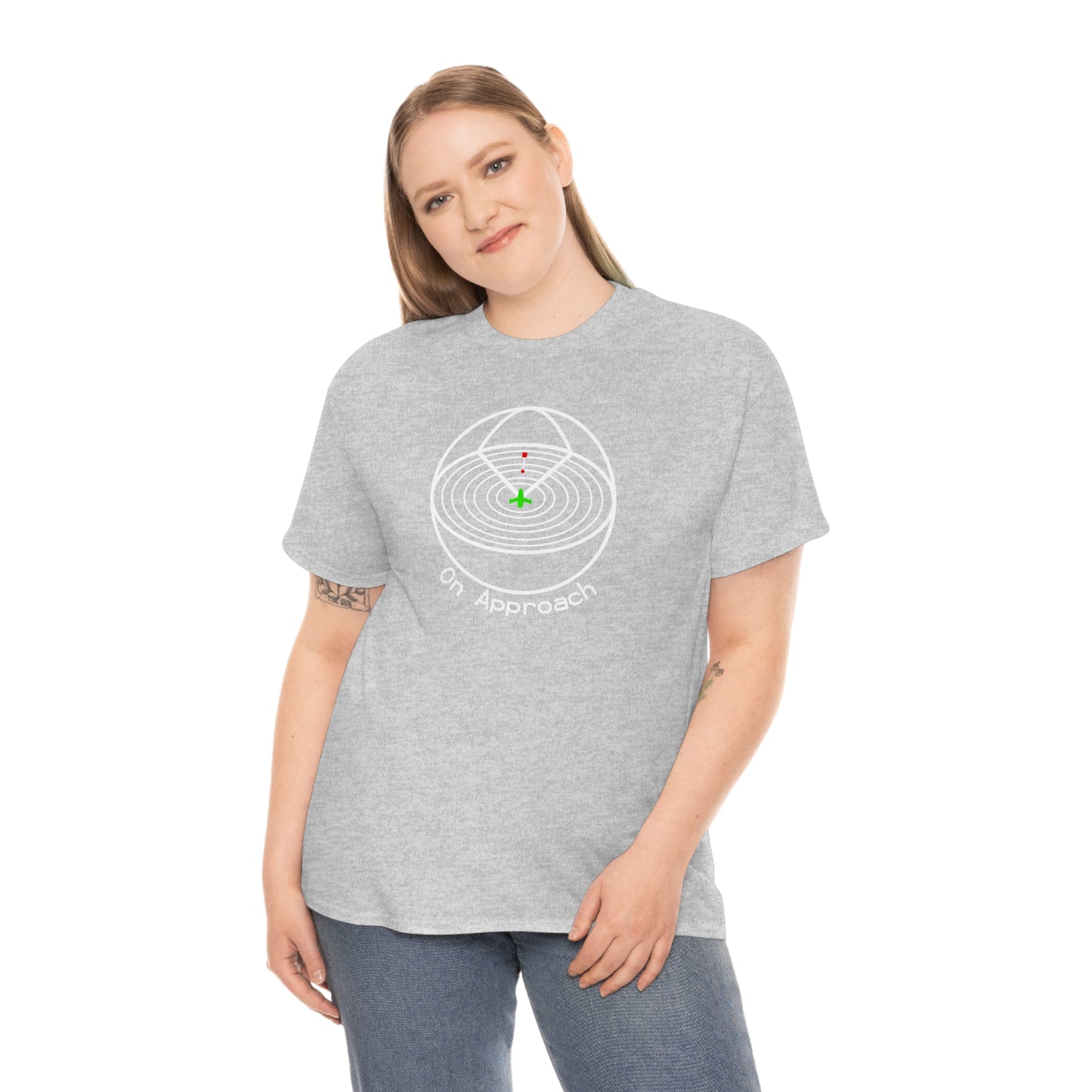 Space ship radar Unisex Heavy Cotton Tee