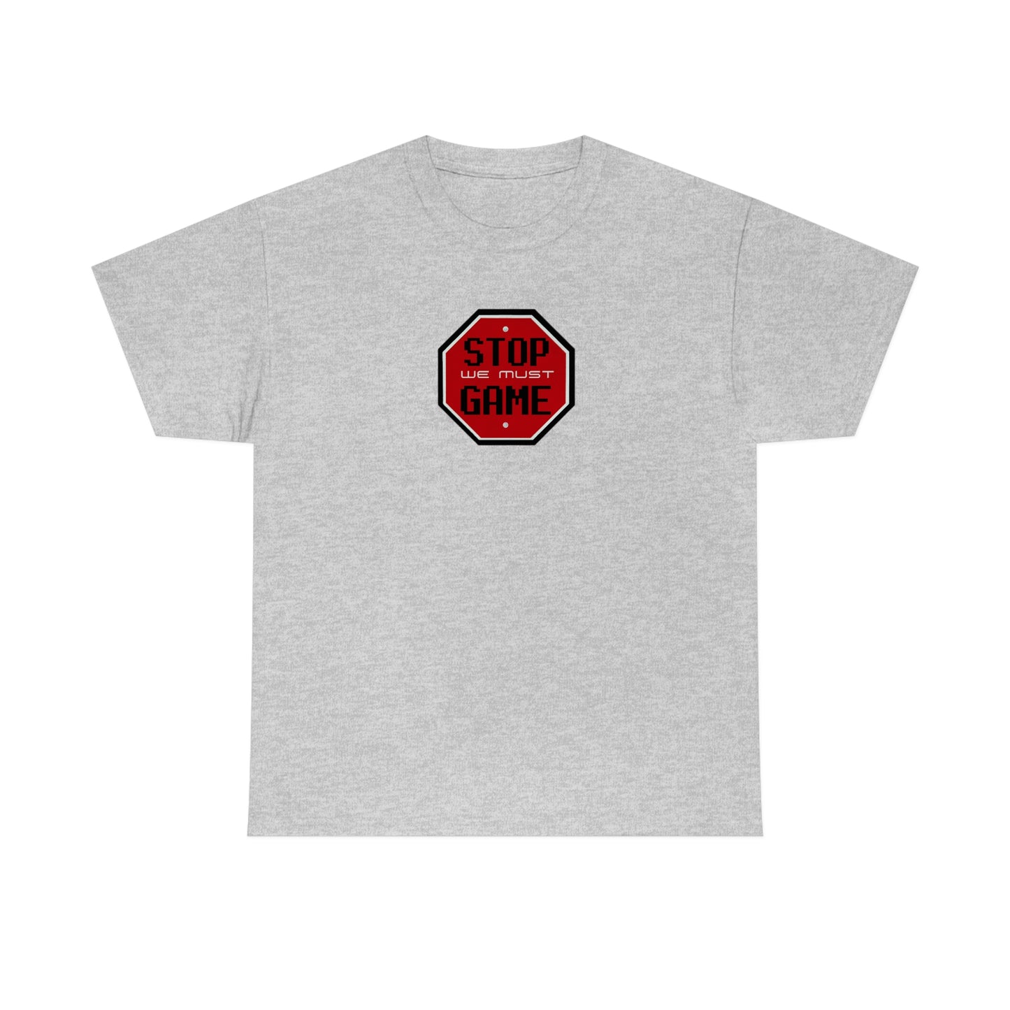 Stop we must game Unisex Heavy Cotton Tee