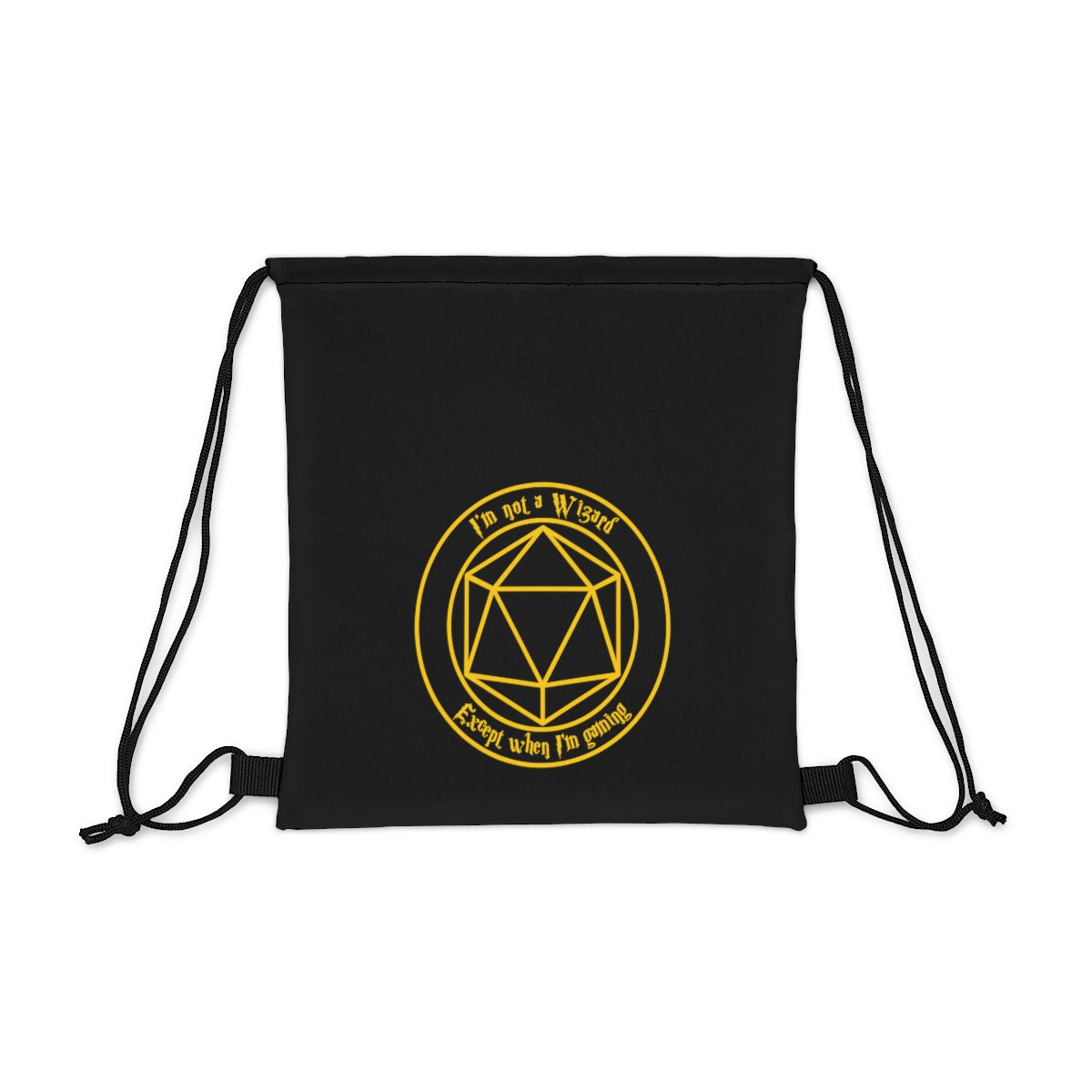 I'm not a Wizard Outdoor Drawstring Bag