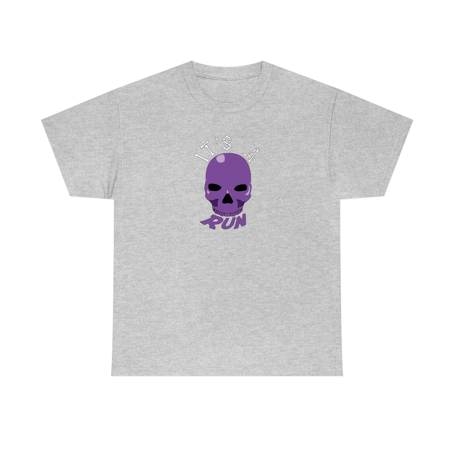 It's a purple skull run Unisex Heavy Cotton Tee