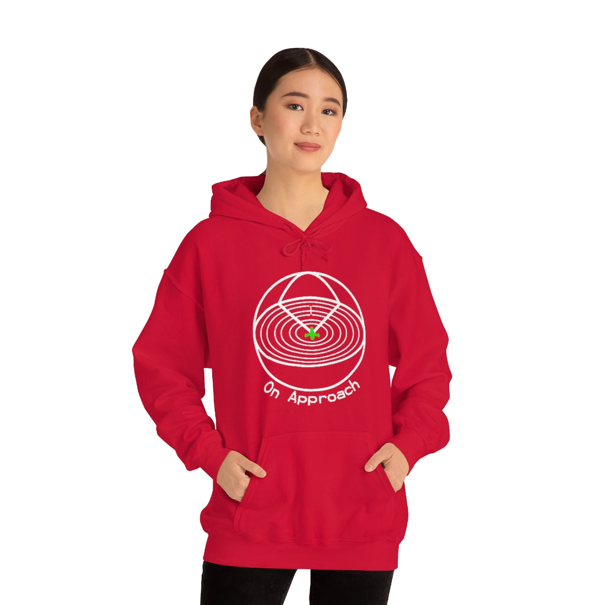 Space ship radar Unisex Heavy Blend™ Hooded Sweatshirt