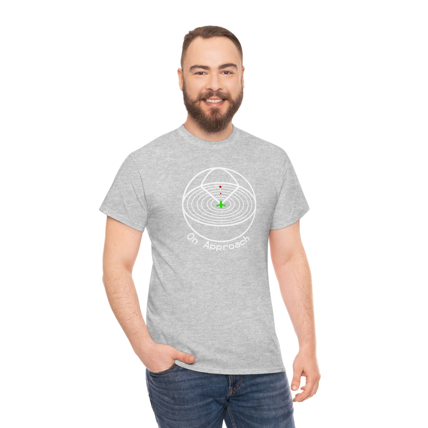 Space ship radar Unisex Heavy Cotton Tee