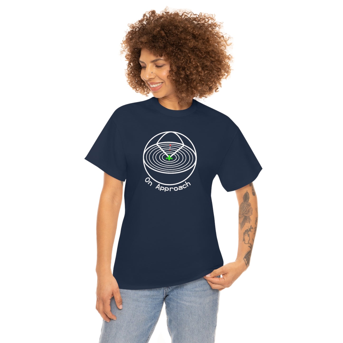 Space ship radar Unisex Heavy Cotton Tee