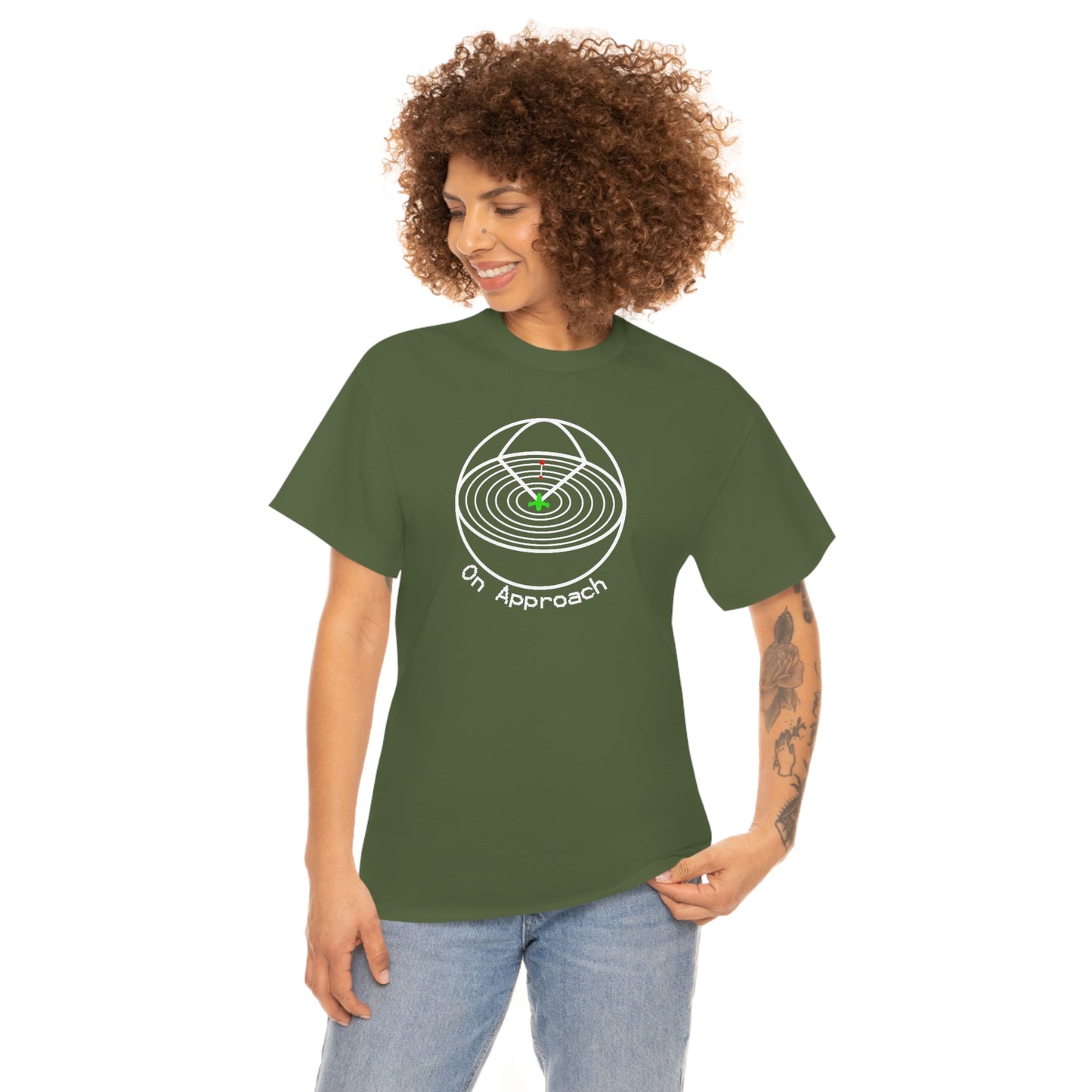 Space ship radar Unisex Heavy Cotton Tee