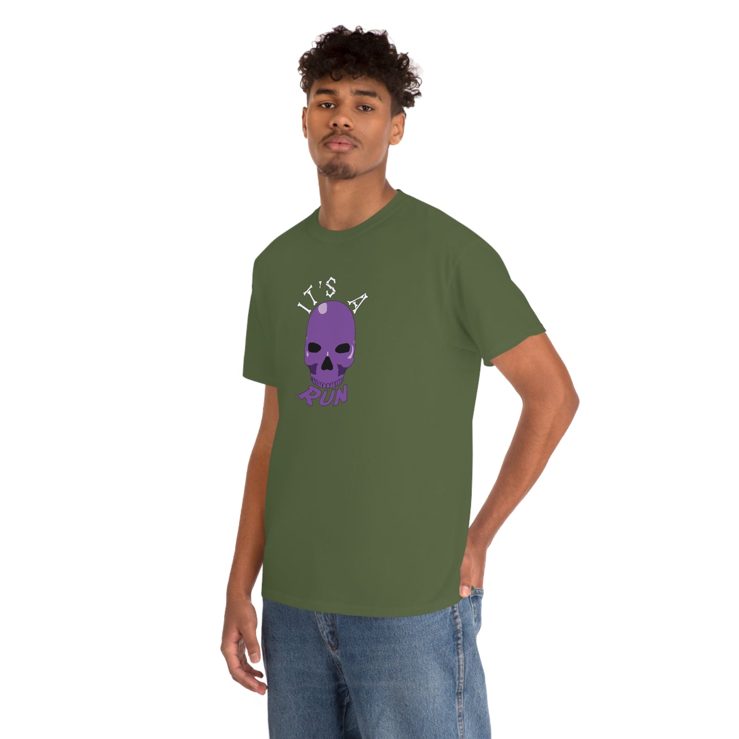 It's a purple skull run Unisex Heavy Cotton Tee