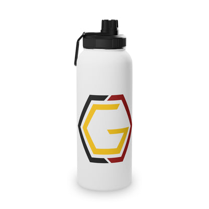 Controlled Chaos Gaming Stainless Steel Water Bottle, Sports Lid