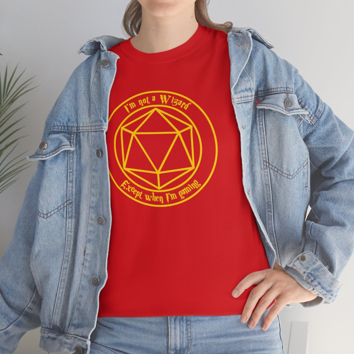 I'm not a Wizard Unisex Heavy Cotton Tee