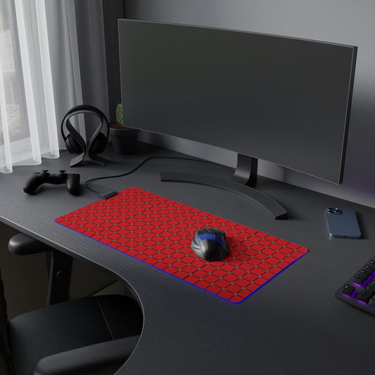 3D mesh wireframe LED Gaming Mouse Pad