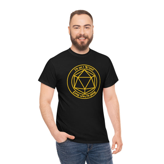 I'm not a Wizard Unisex Heavy Cotton Tee