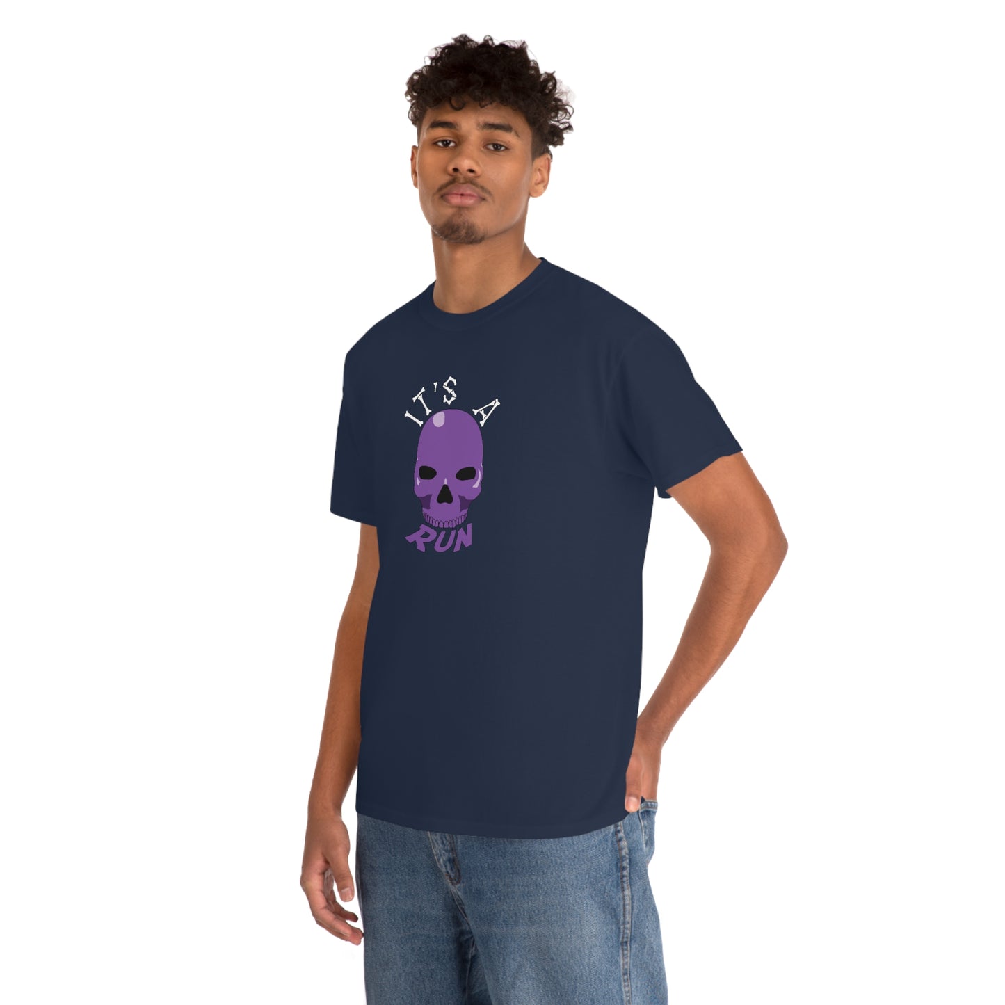 It's a purple skull run Unisex Heavy Cotton Tee