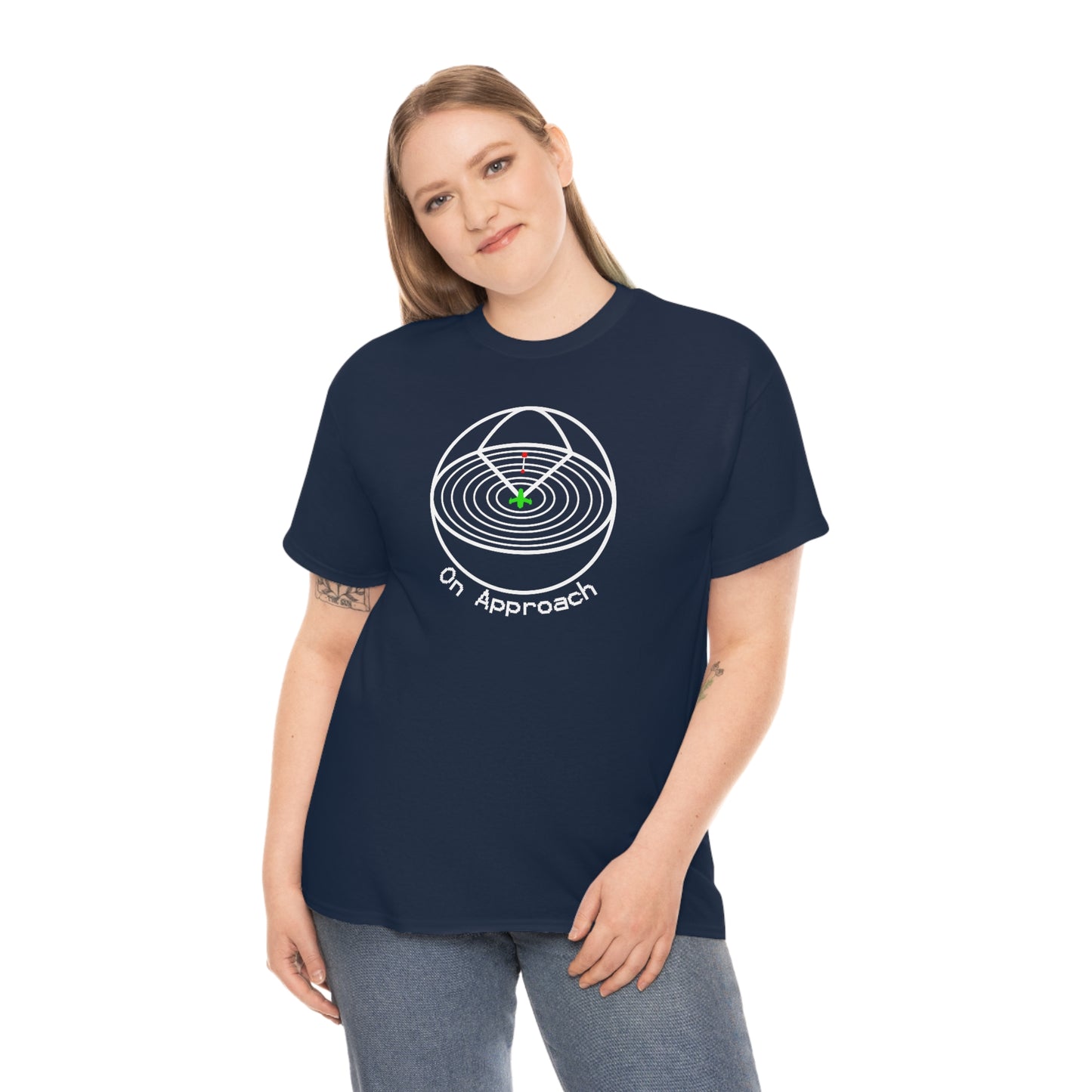 Space ship radar Unisex Heavy Cotton Tee