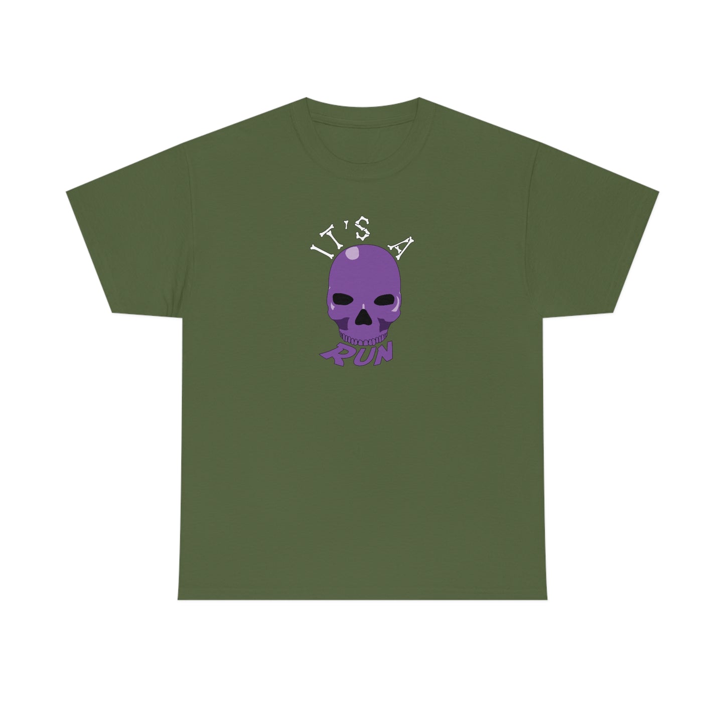 It's a purple skull run Unisex Heavy Cotton Tee