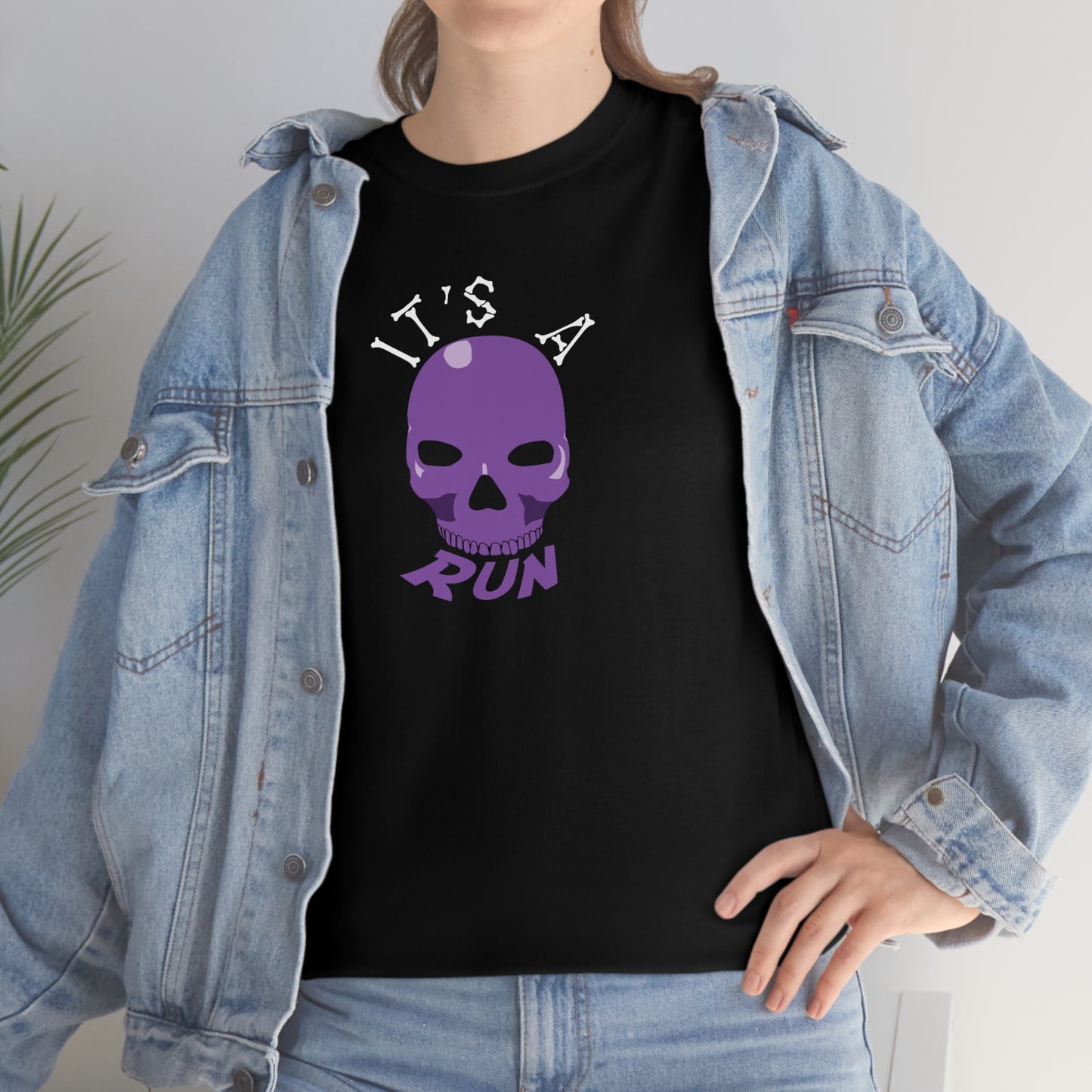 It's a purple skull run Unisex Heavy Cotton Tee