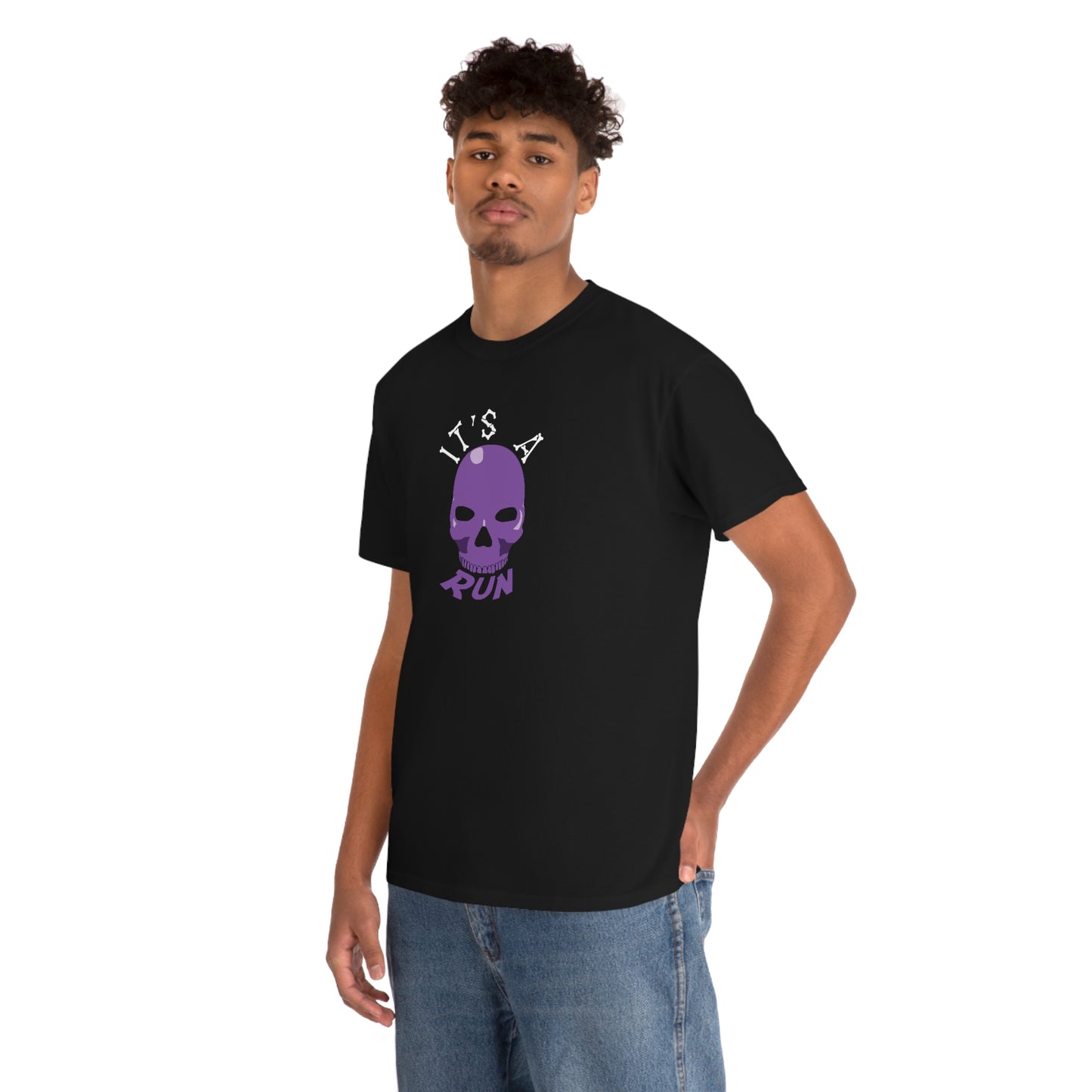 It's a purple skull run Unisex Heavy Cotton Tee