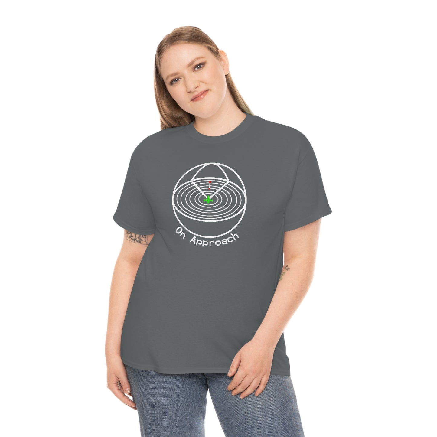 Space ship radar Unisex Heavy Cotton Tee