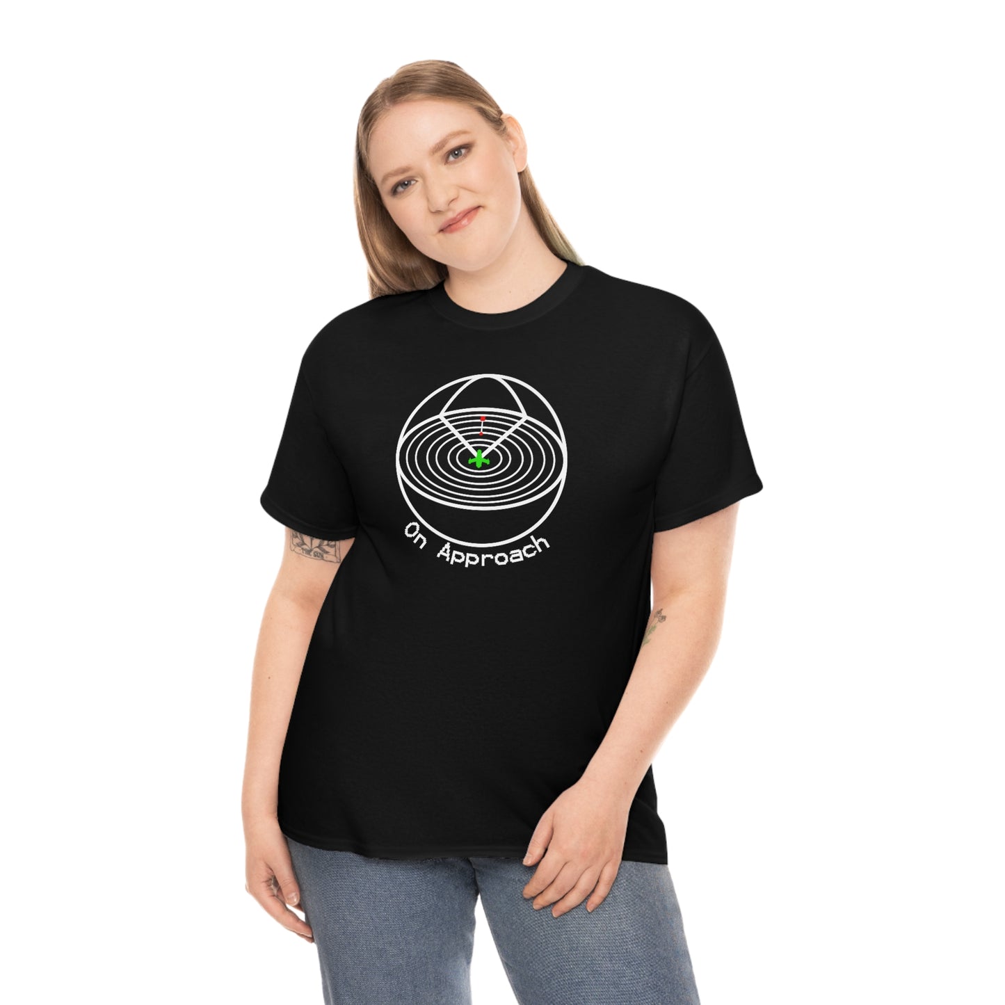 Space ship radar Unisex Heavy Cotton Tee