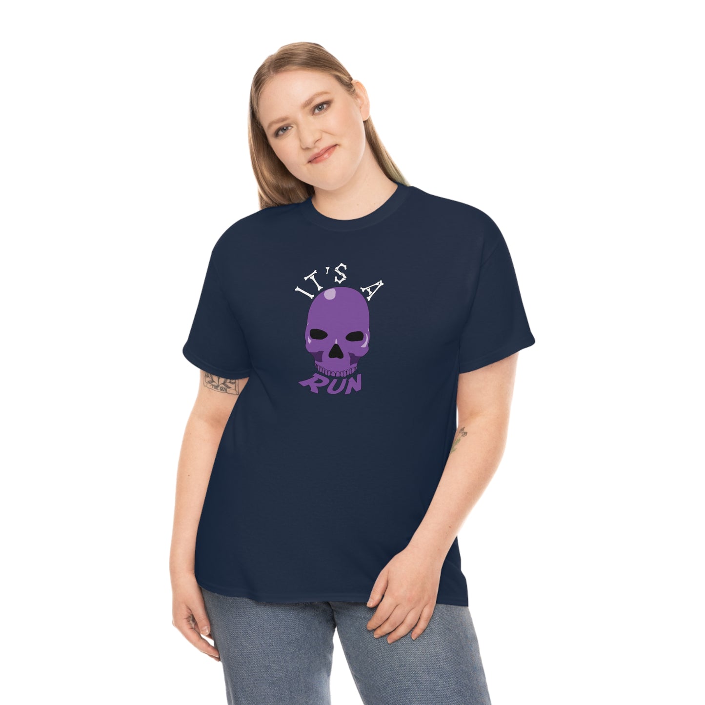 It's a purple skull run Unisex Heavy Cotton Tee