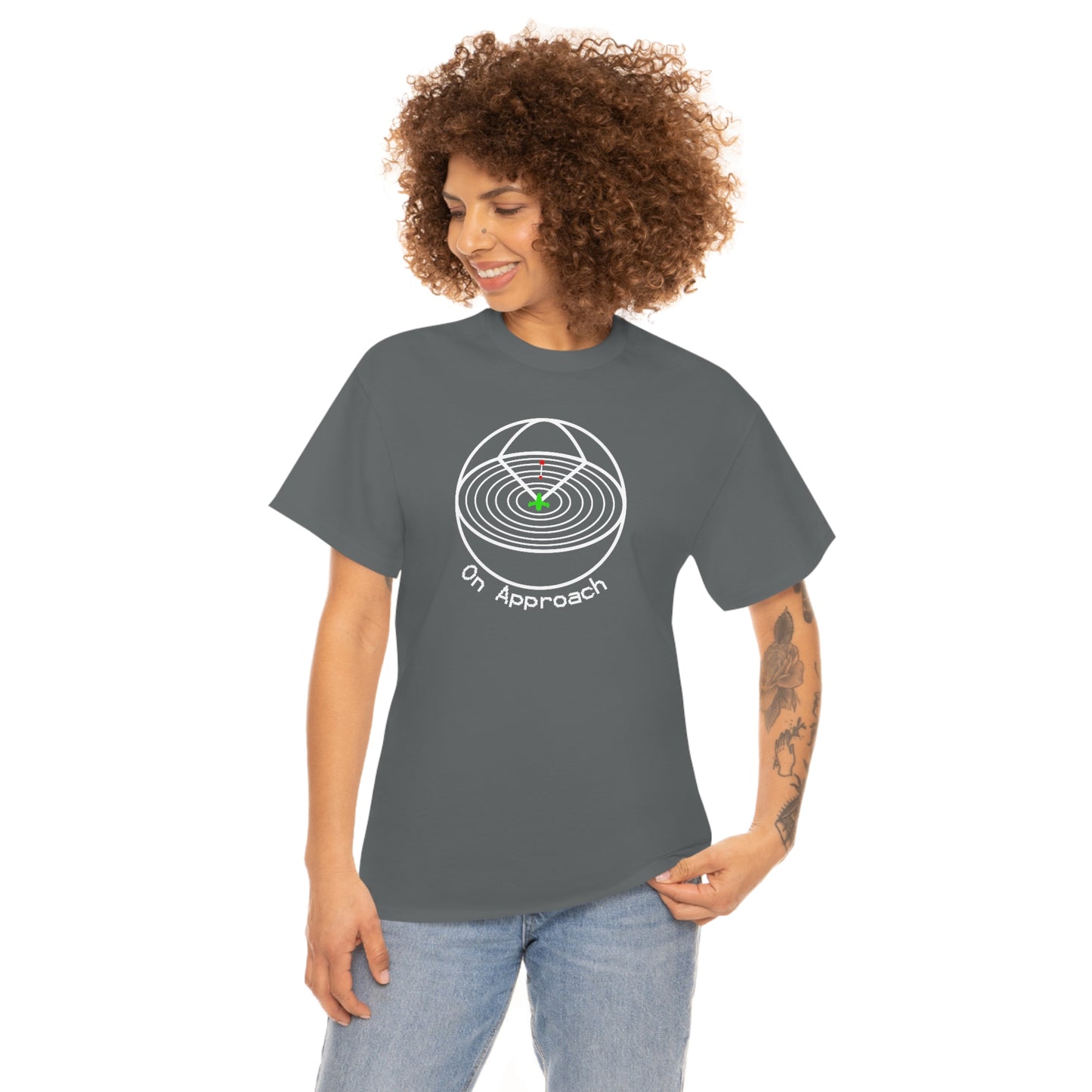 Space ship radar Unisex Heavy Cotton Tee