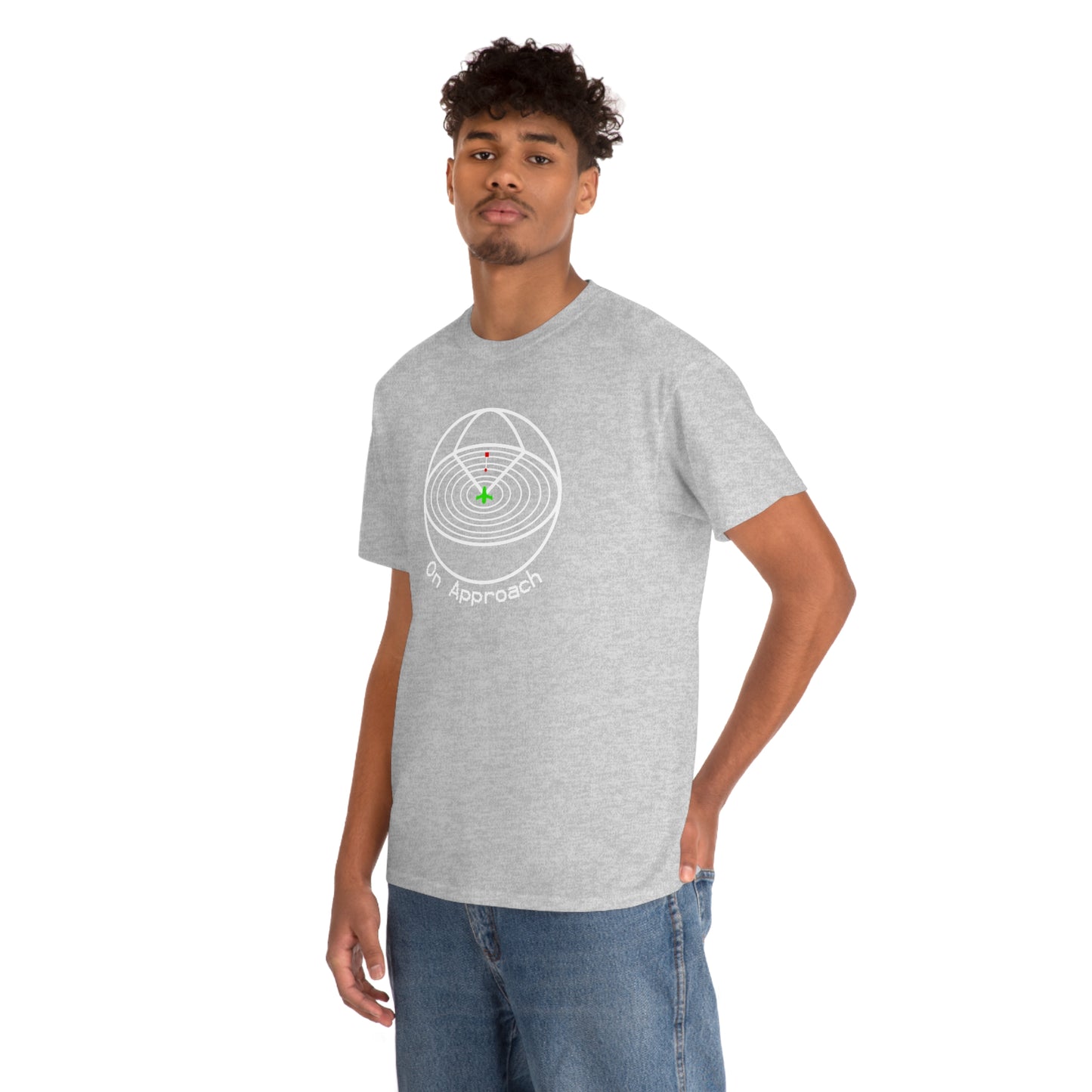 Space ship radar Unisex Heavy Cotton Tee