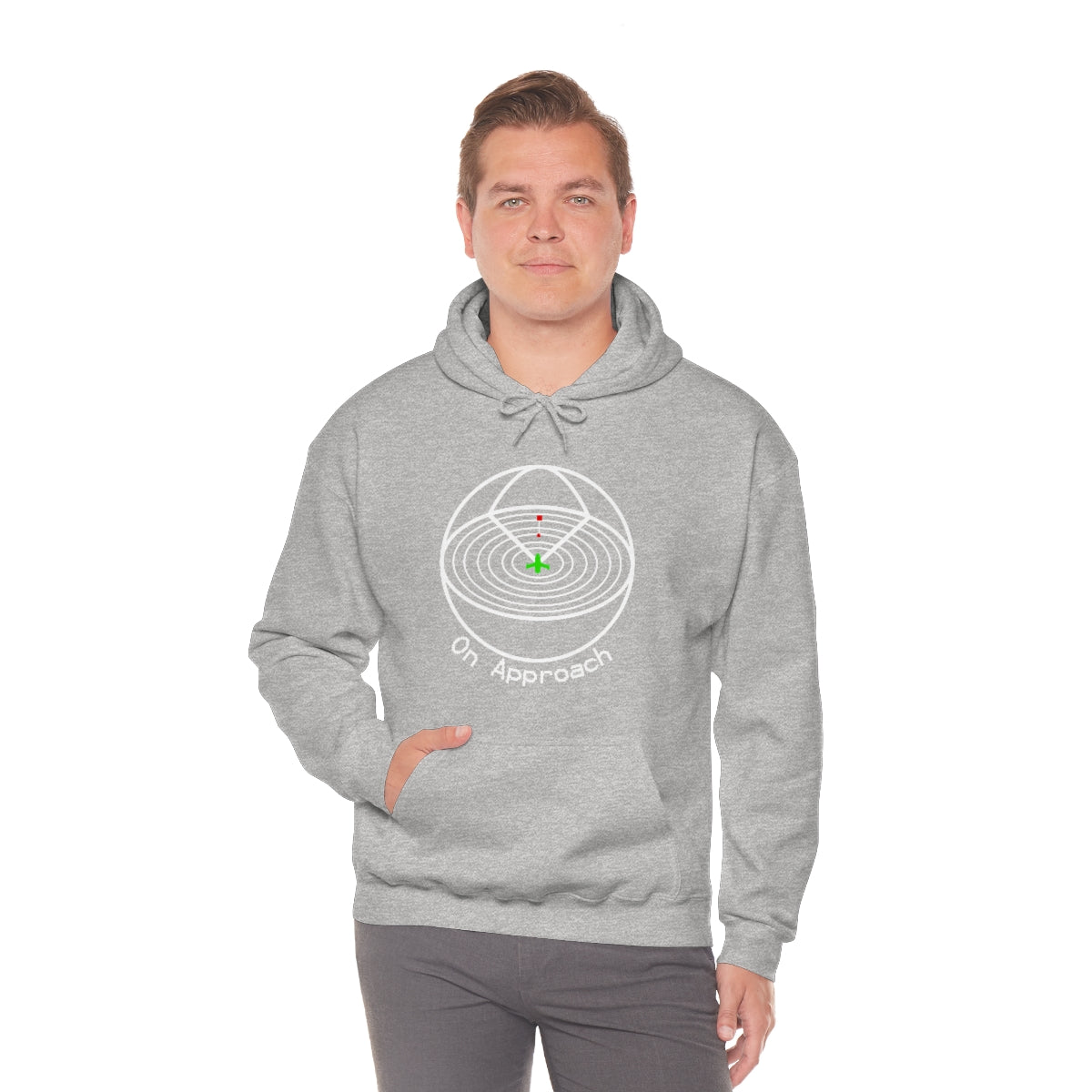 Space ship radar Unisex Heavy Blend™ Hooded Sweatshirt